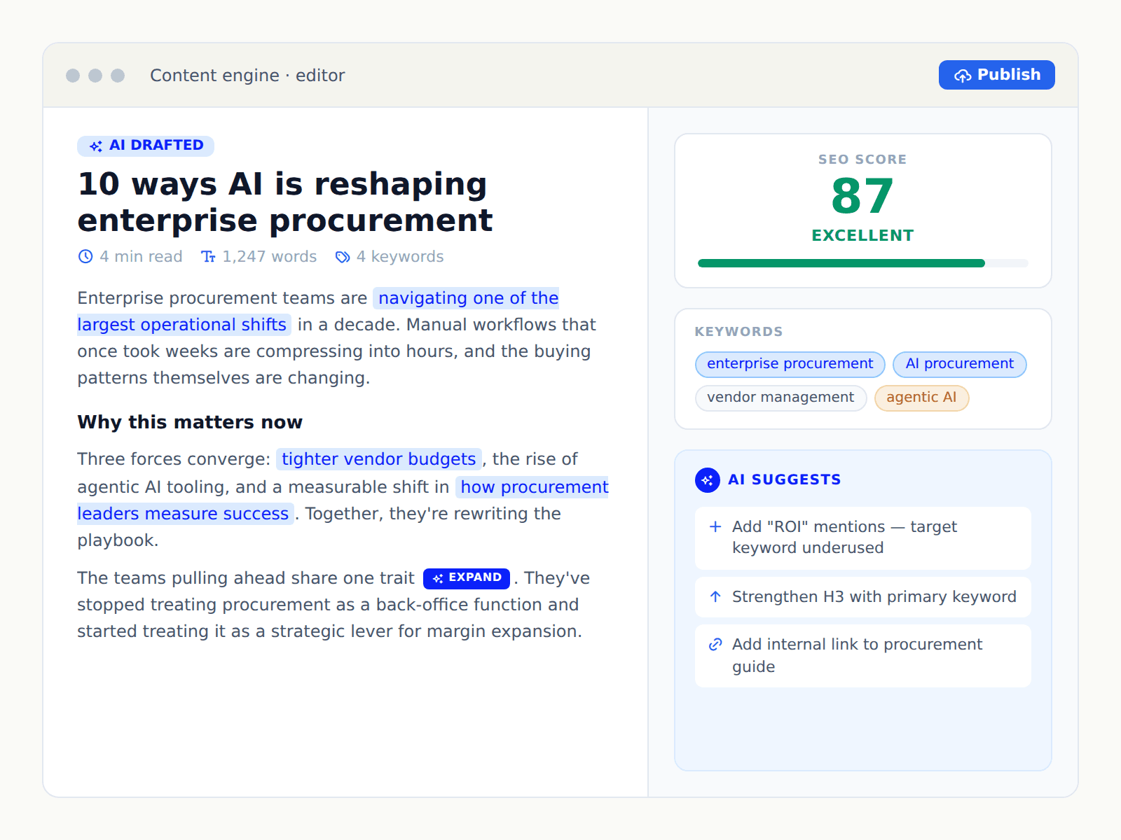 Autonomous SEO Content Engine